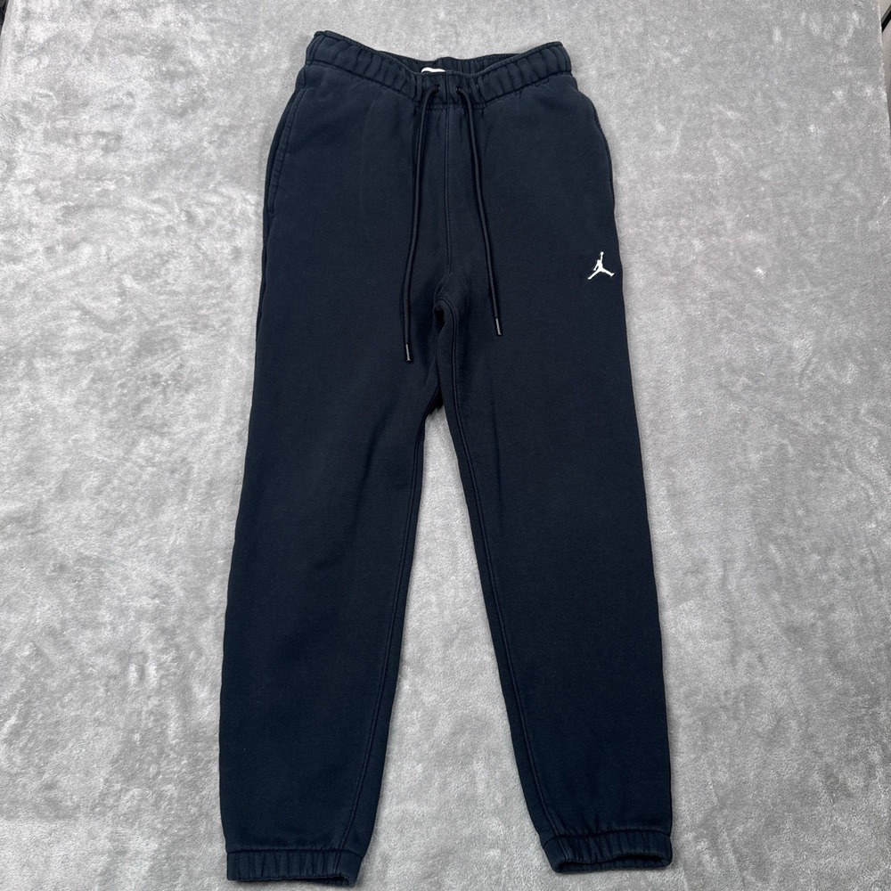 Jordan Pants Mens Small Black Fleece Sweatpants Joggers Jumpman Nike DA9820-010